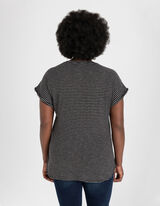 T-shirt - Percentuale di viscosa - nero